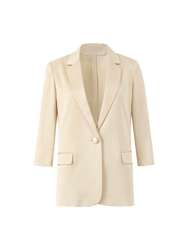 Valmere™ | Acetate One Button Blazer