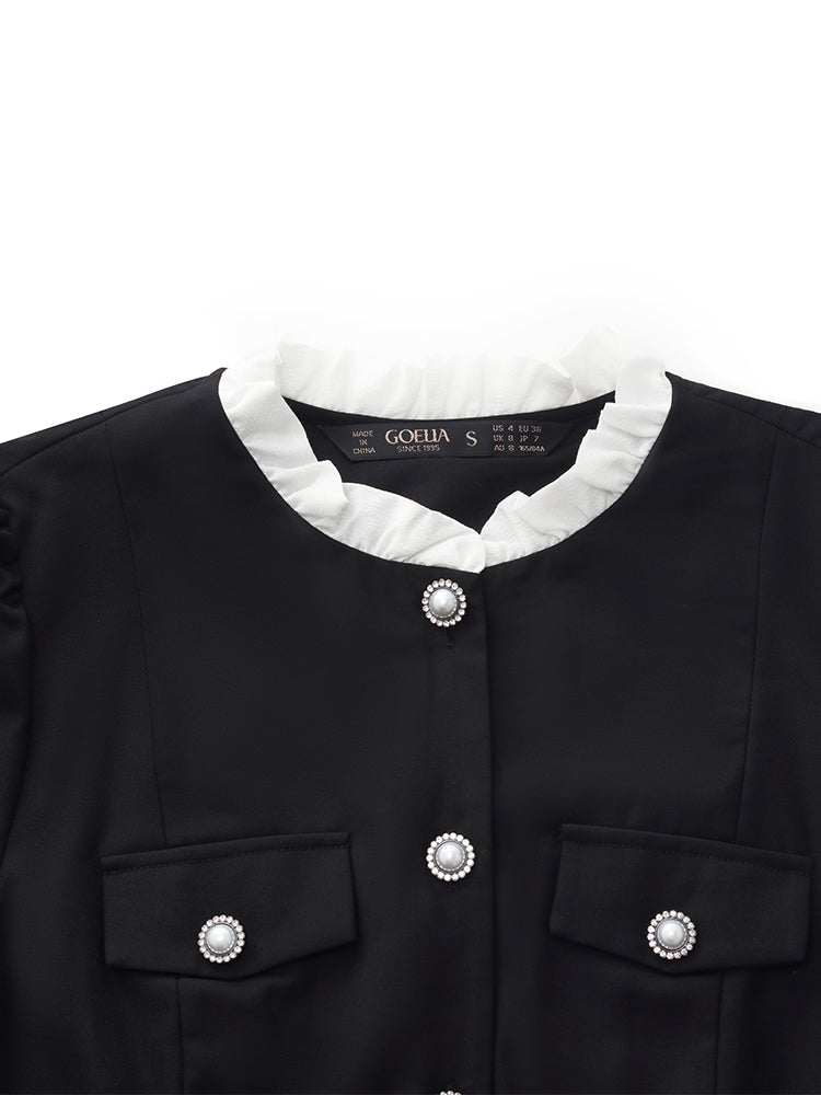 Valmere™ | Ruffle Trim Mini Dress