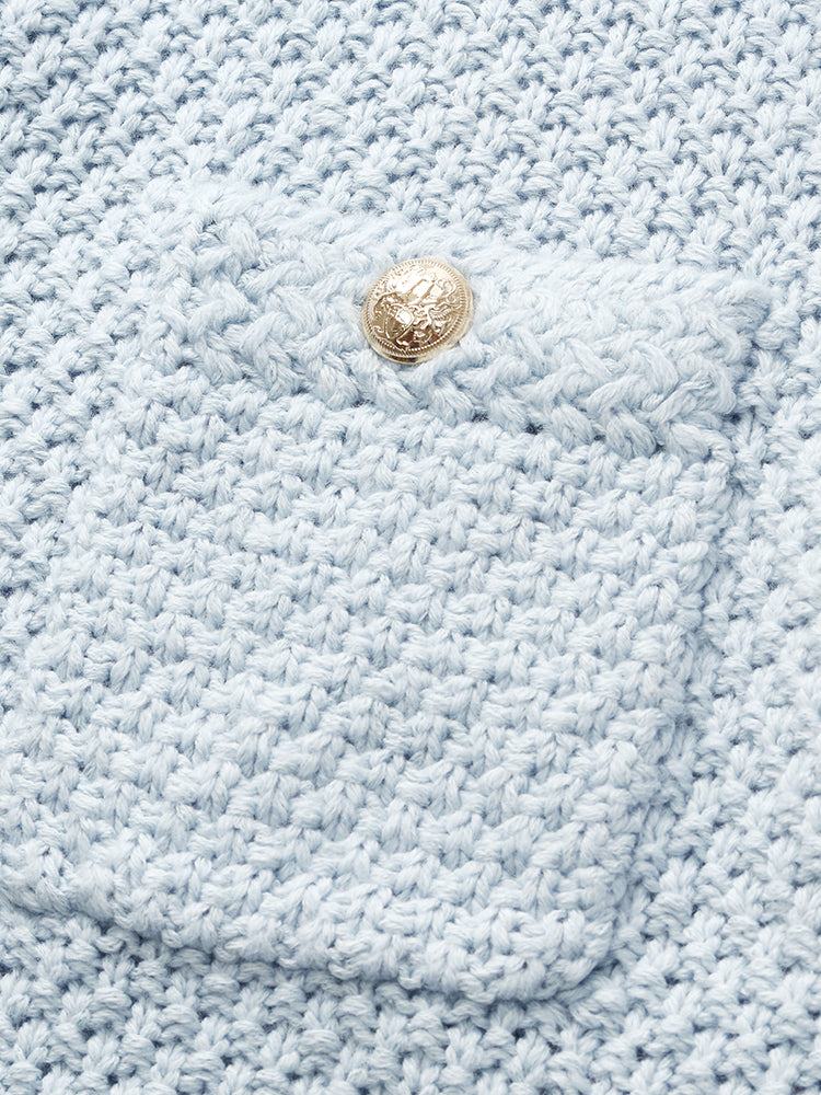 Valmere™ | Round Neck Knitted Women Cardigan