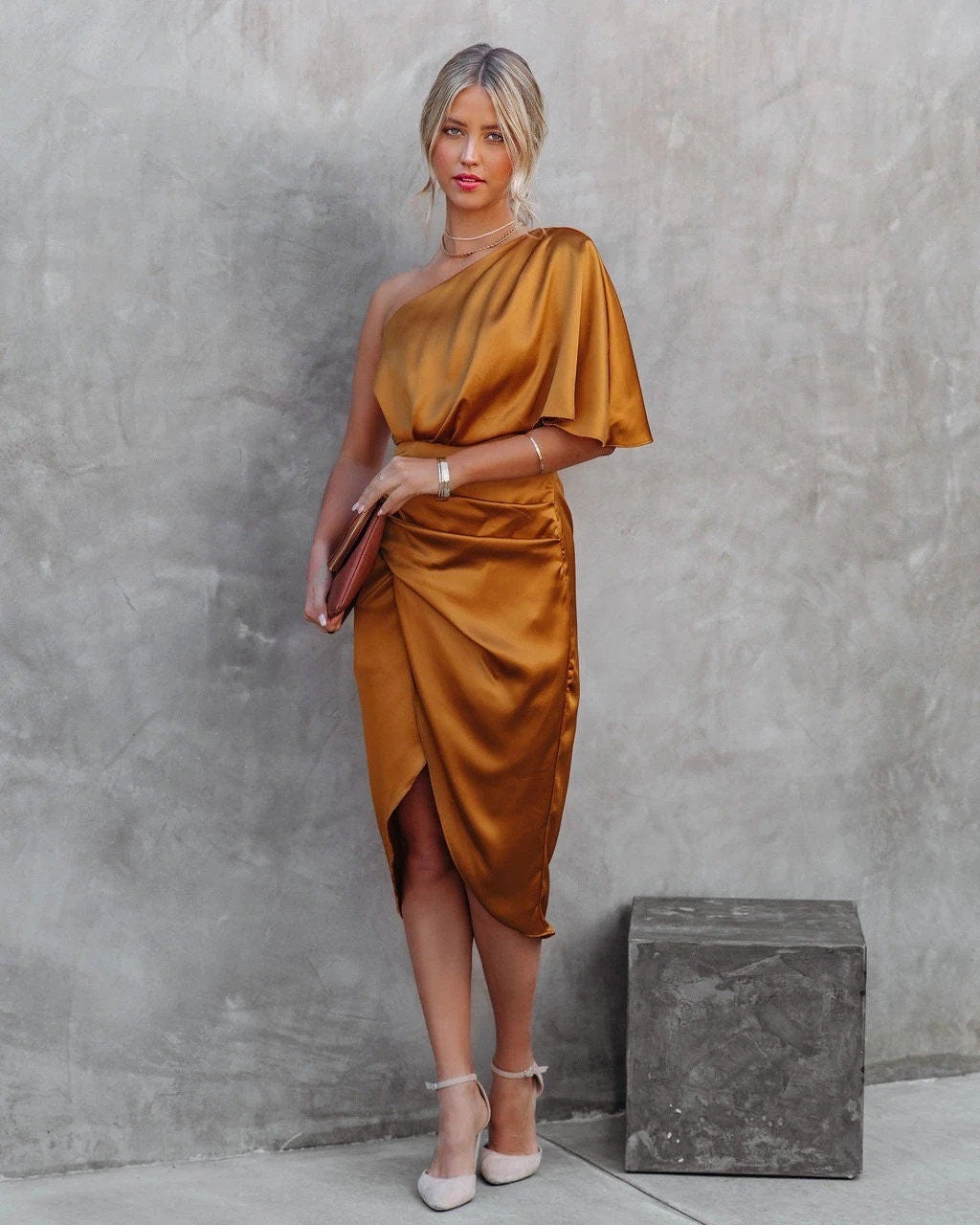 Valmere™ | Kaelani Chic Satin Dress