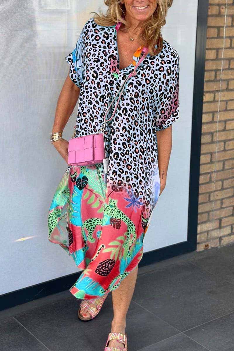 Valmere™ | Relaxed Leopard Dress