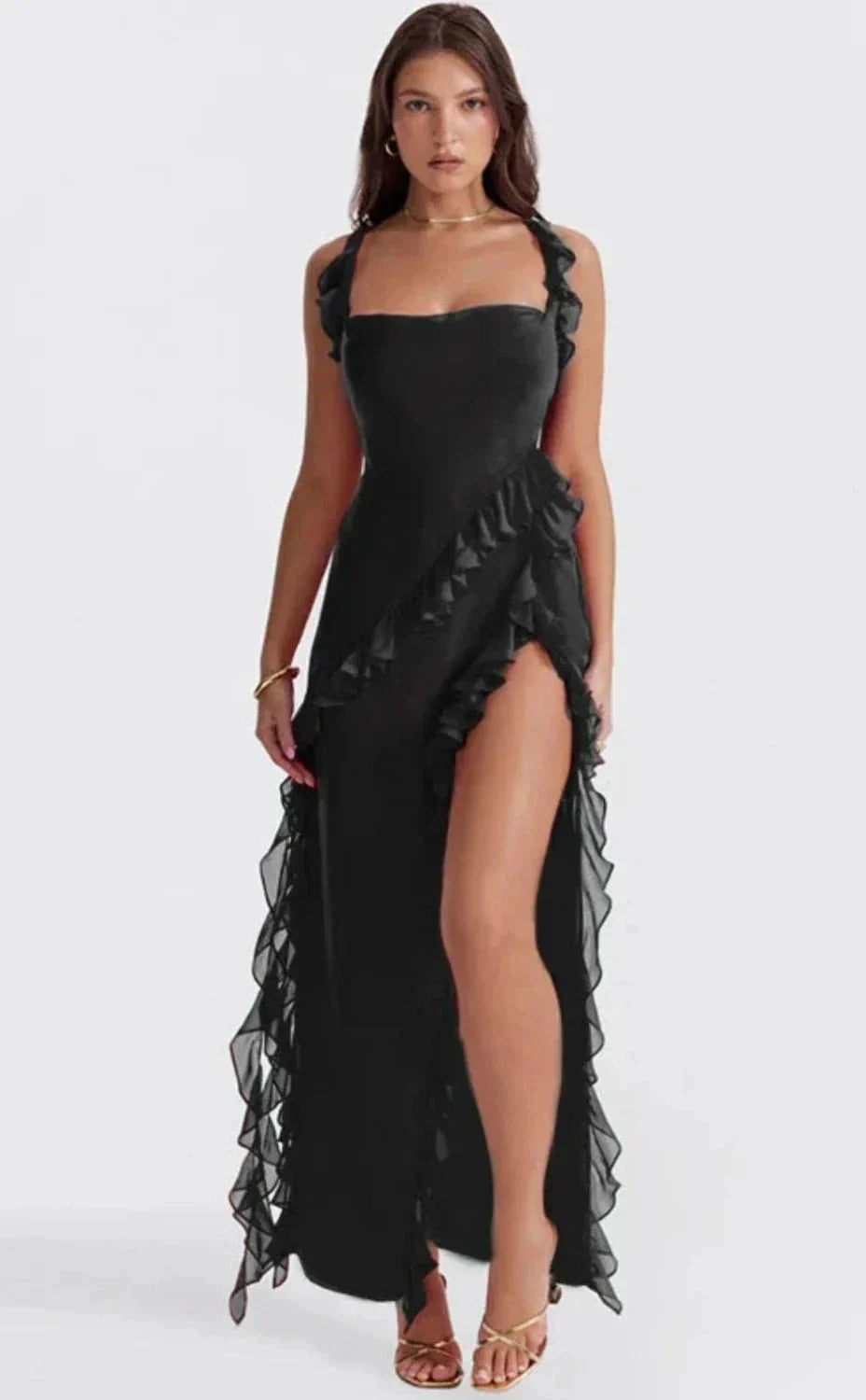 Valmere™ | Arielle Ruffle Maxi Dress