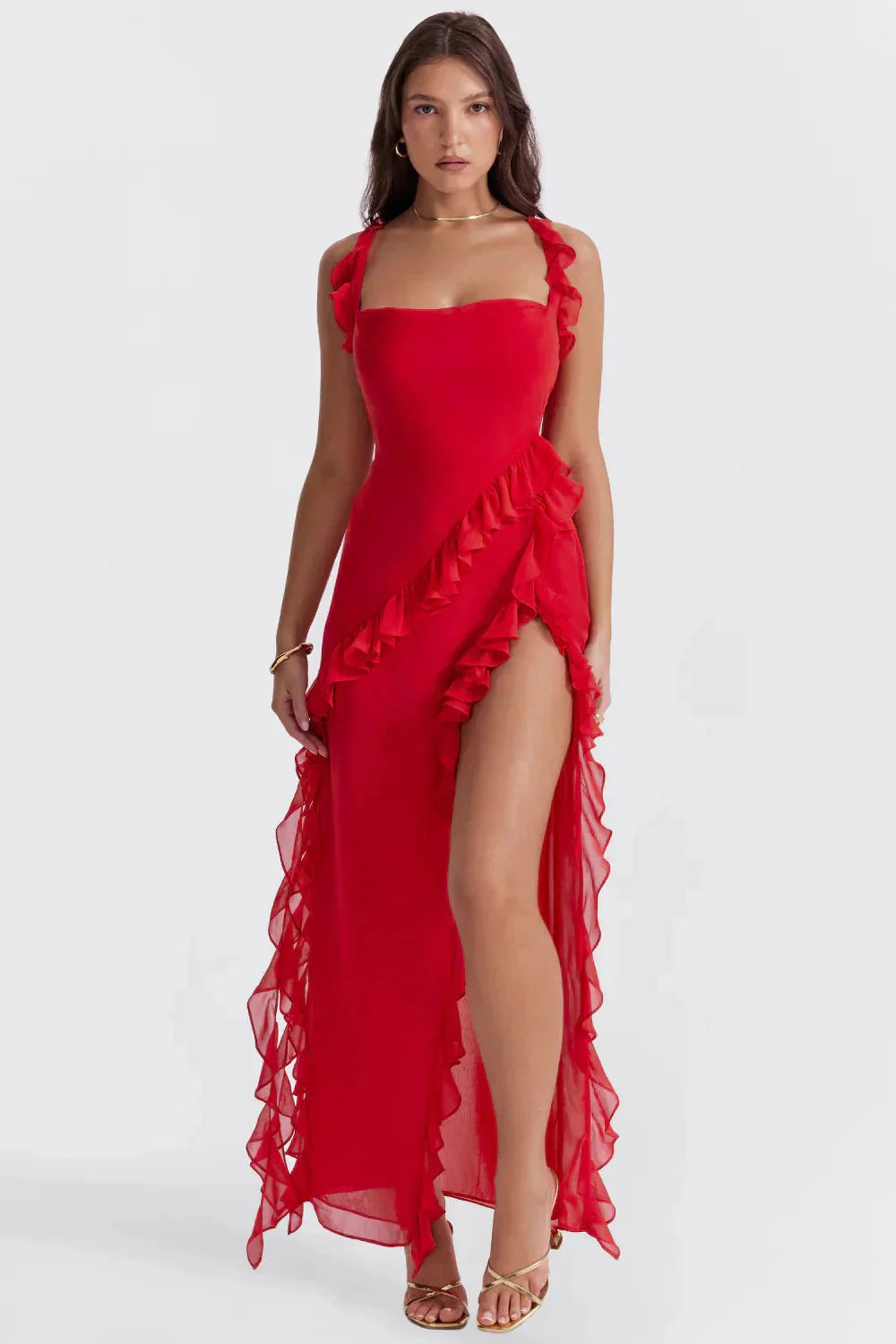 Valmere™ | Arielle Ruffle Maxi Dress
