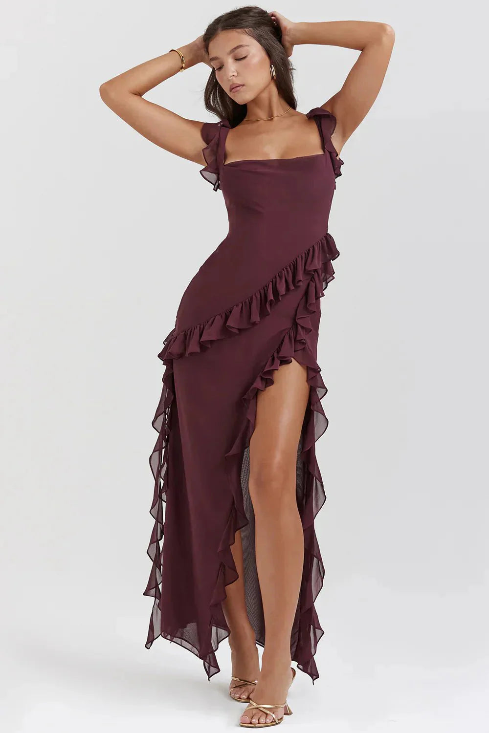 Valmere™ | Arielle Ruffle Maxi Dress