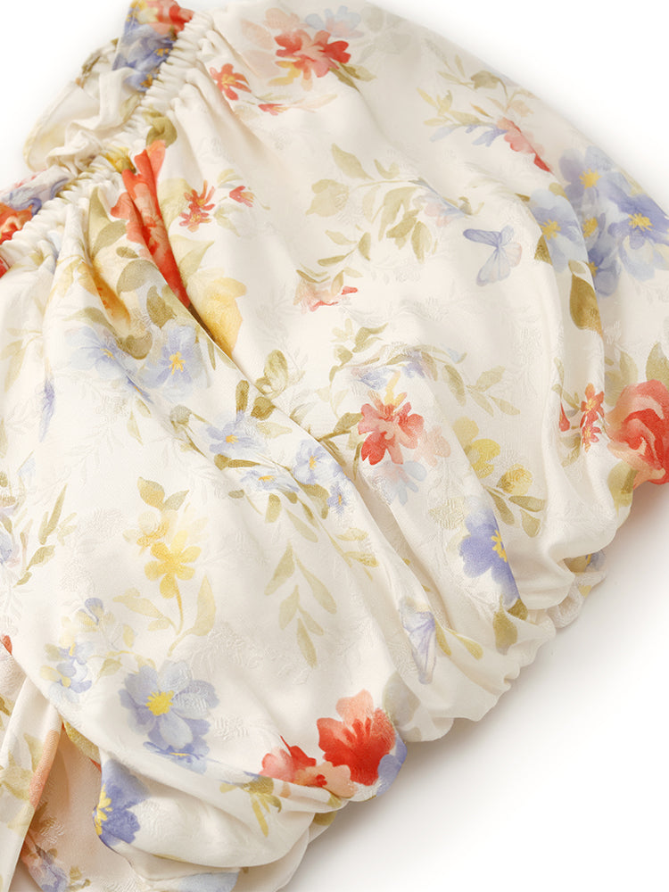 Valmere™ | Rose Print Maxi Dress