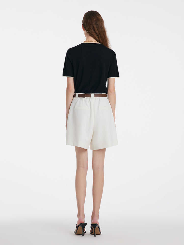 Valmere™ | White Loose Shorts