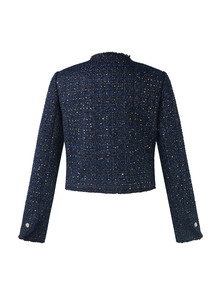 Valmere™ | Wool Blend Crop Jacket