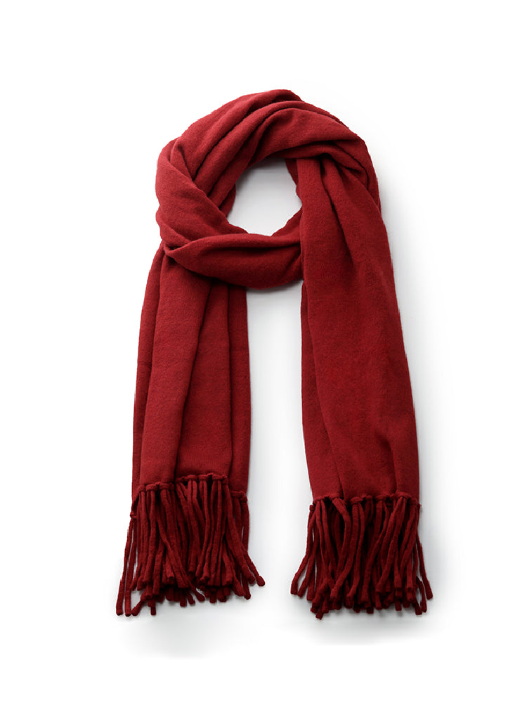 Valmere™ | 100% Wool Fringe Women Scarf