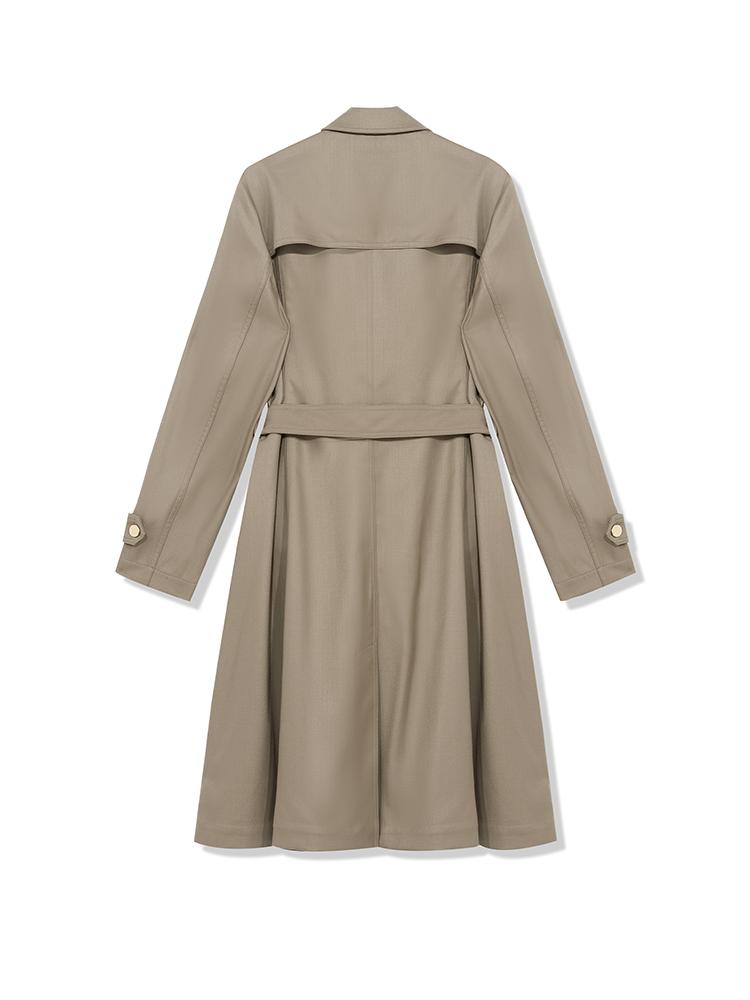 Valmere™ | Woolen Trench Coat With Belt