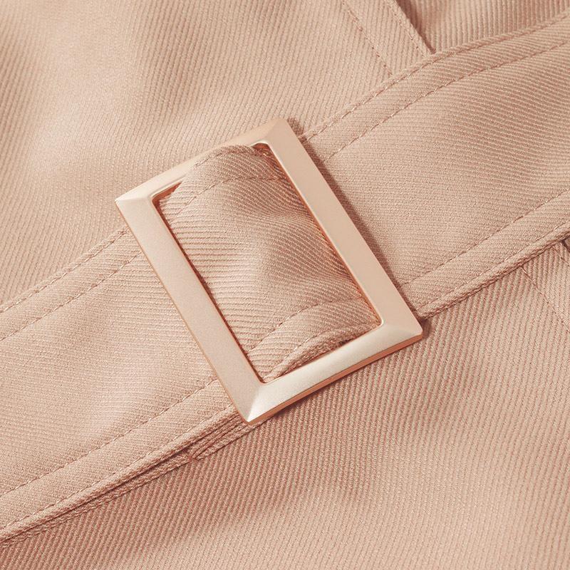 Valmere™ | Woolen Trench Coat With Belt