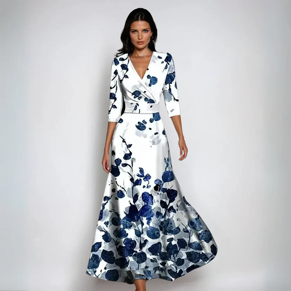 Valmere™ | Chloe Elegant Floral Dress