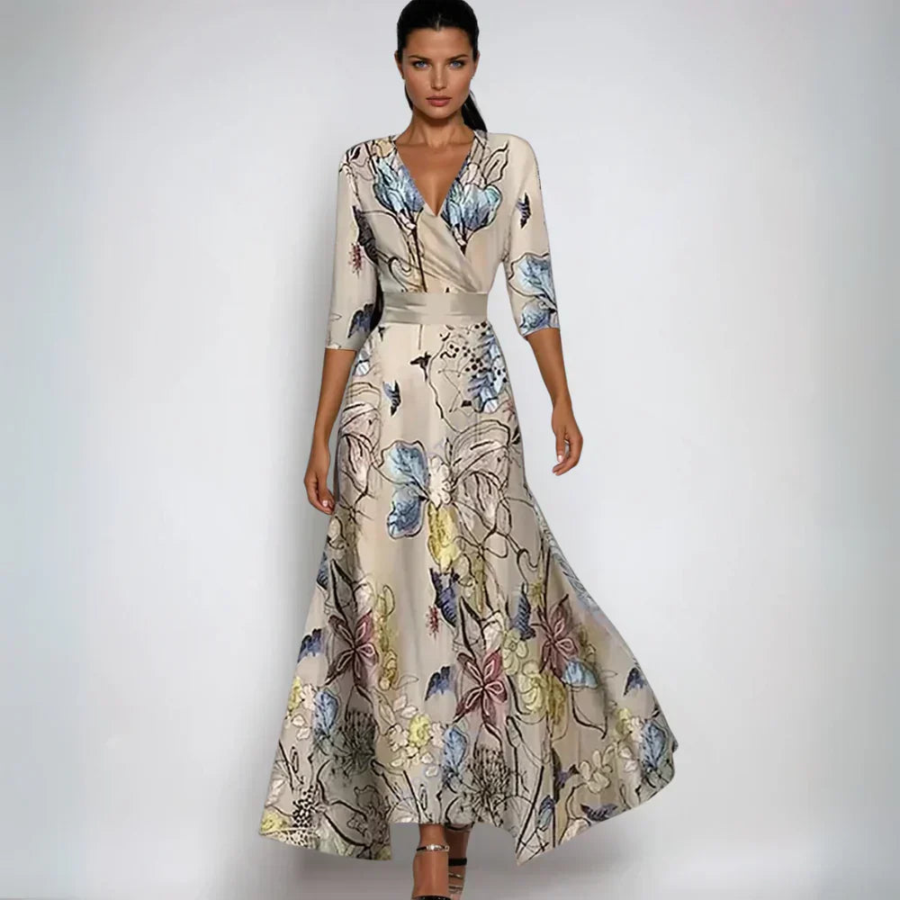 Valmere™ | Chloe Elegant Floral Dress