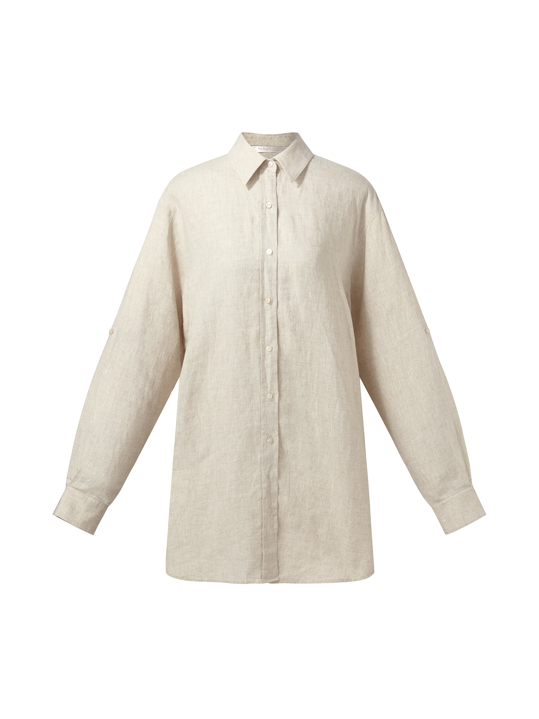 Valmere™ | 100% Linen Oversized Shirt