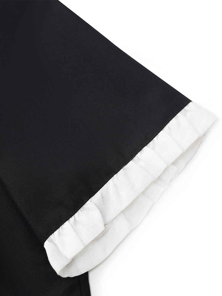 Valmere™ | Ruffle Trim Mini Dress