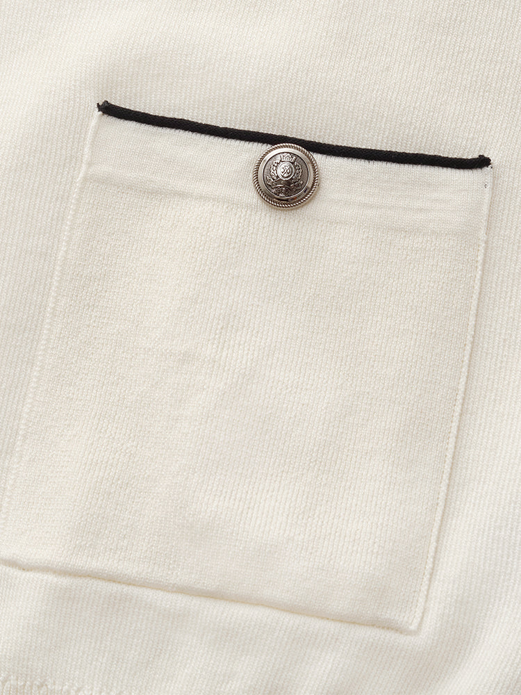 Valmere™ | Contrast Trim Knit Vest