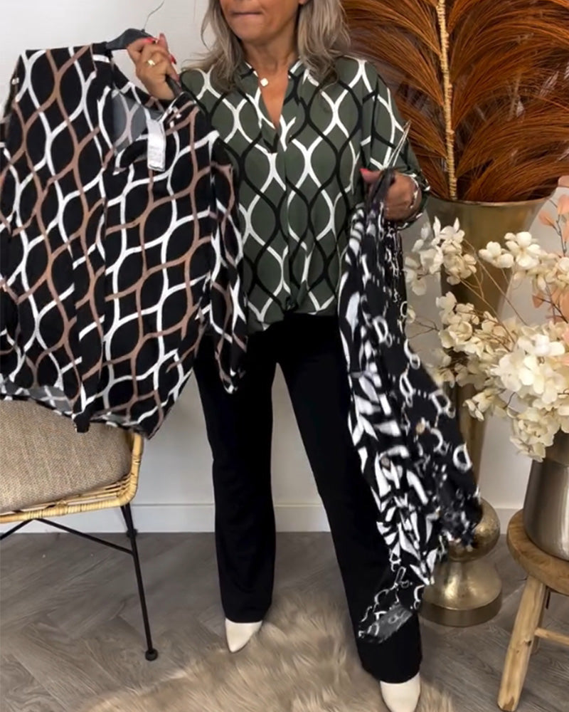 Valmere™ | Aria Blouse with Graphic Print