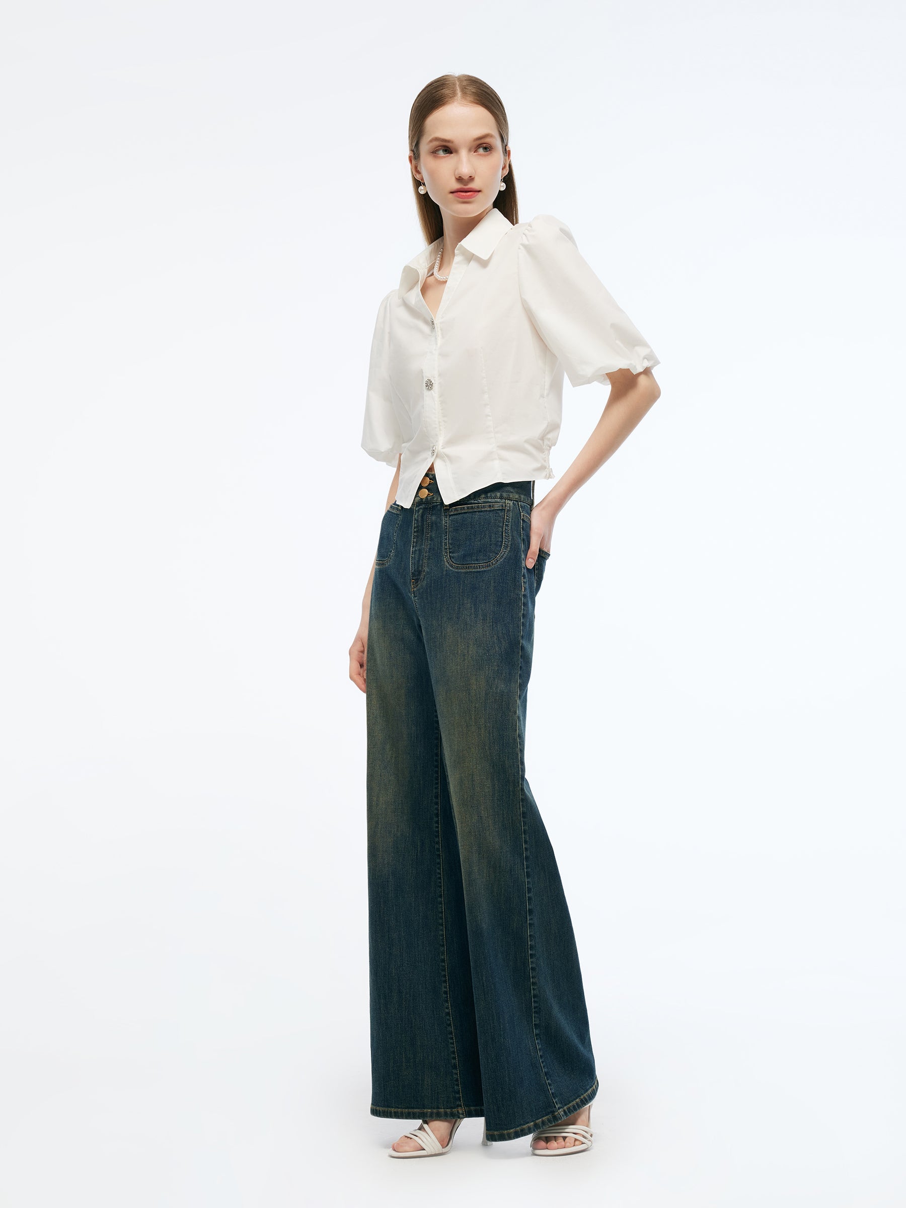 Valmere™ | High-Waisted Flared Jeans