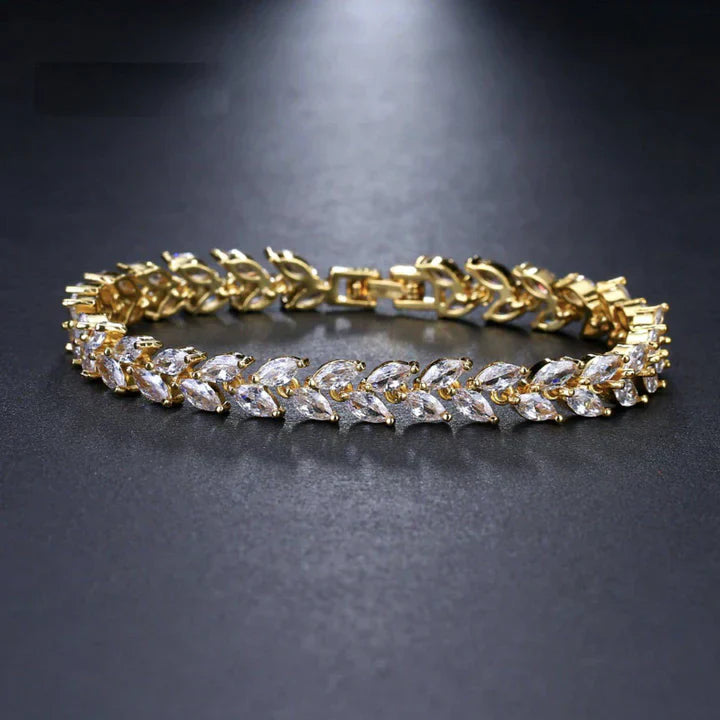 Nemorina Foliora Bracelet | White Gold