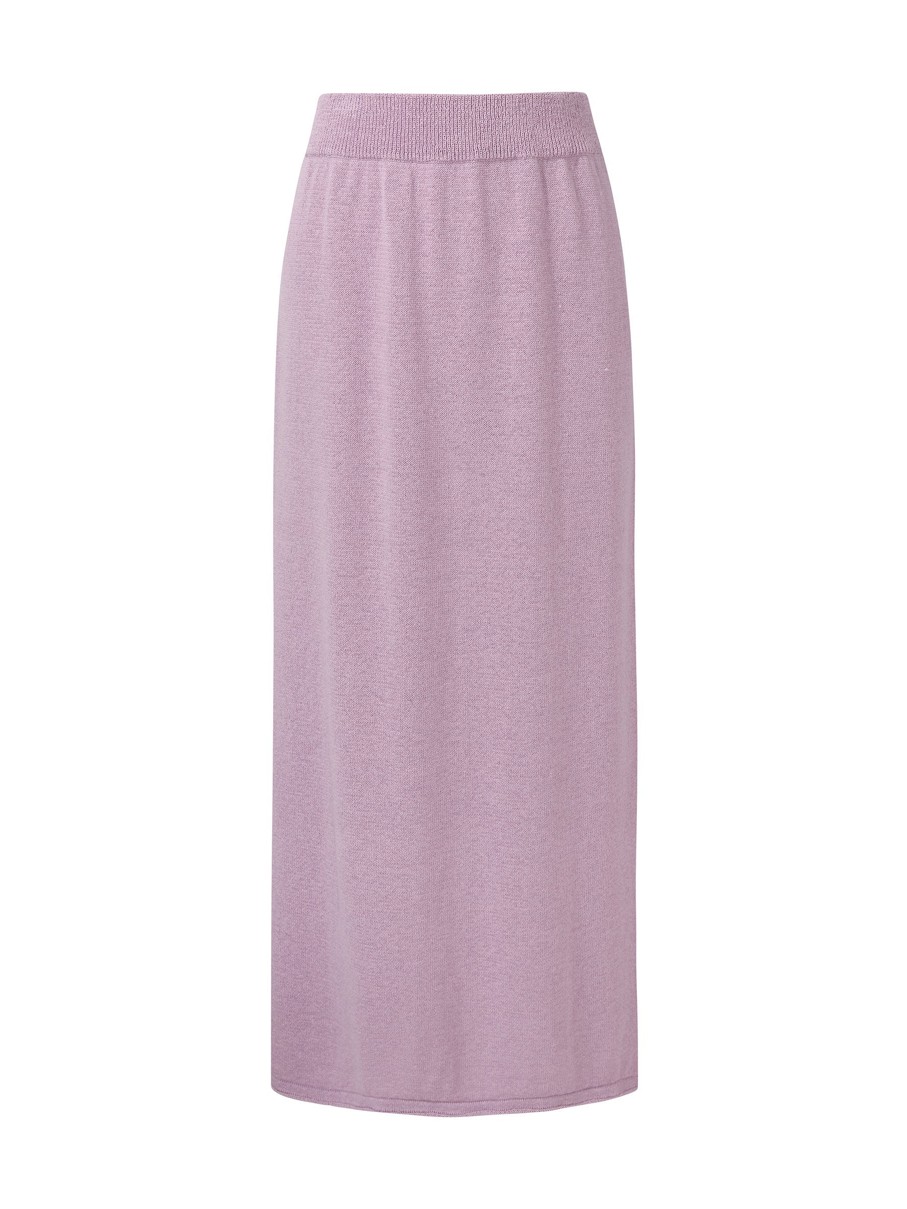 Linen Cotton Blend Women Knit Skirt