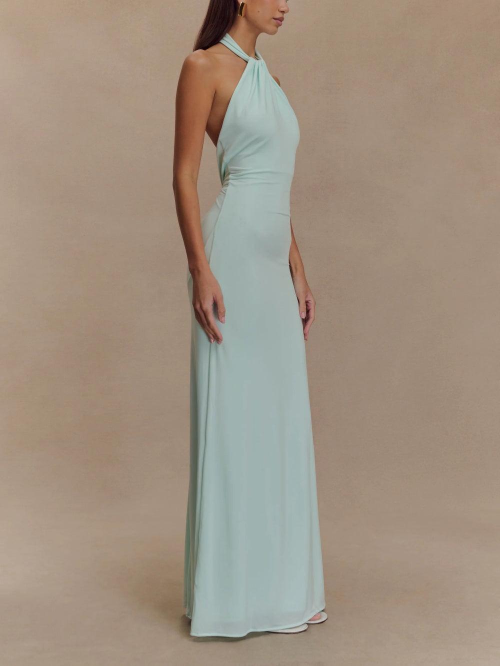 Selene™ | Maxi Dress with American Neckline