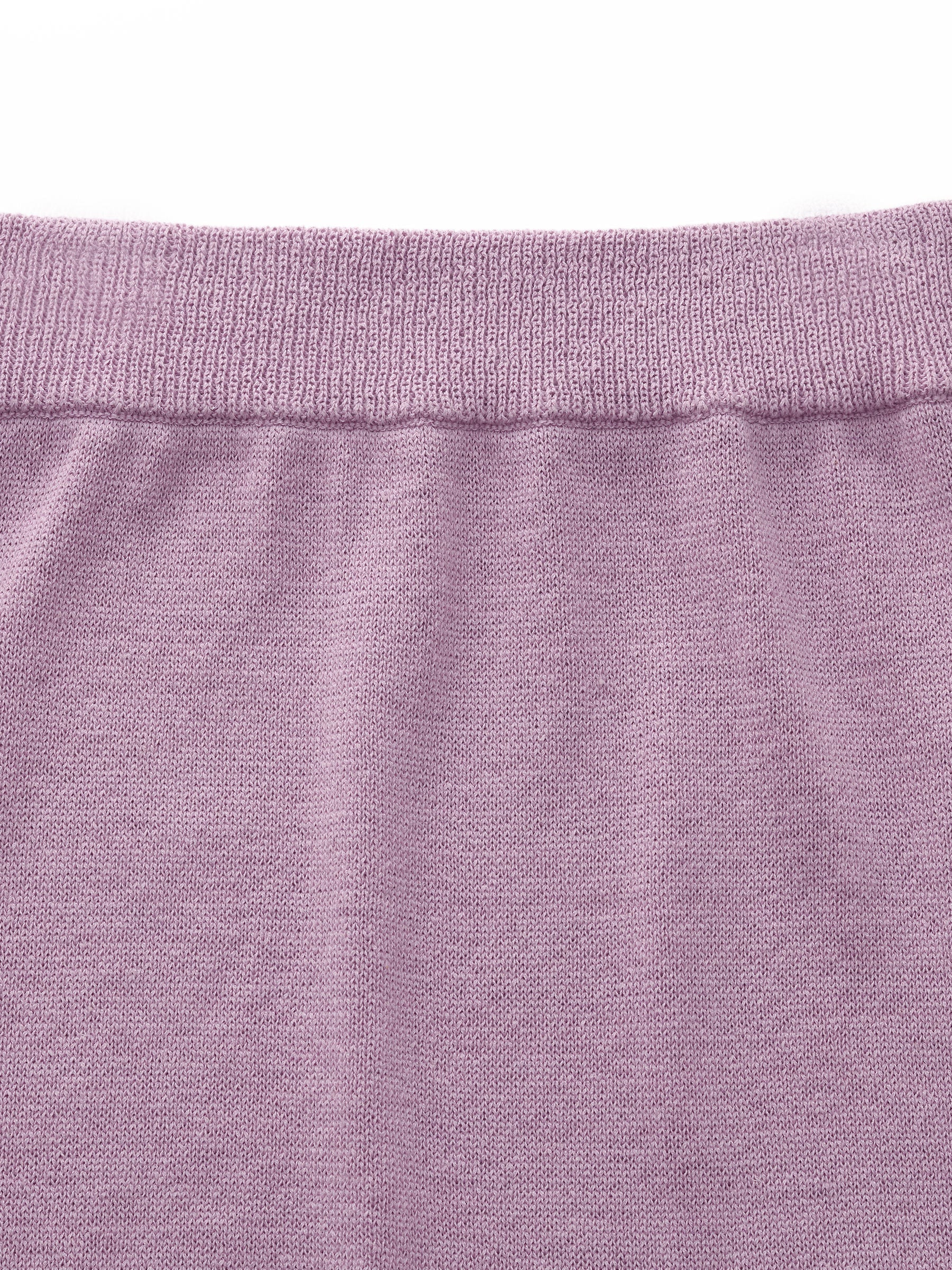 Linen Cotton Blend Women Knit Skirt