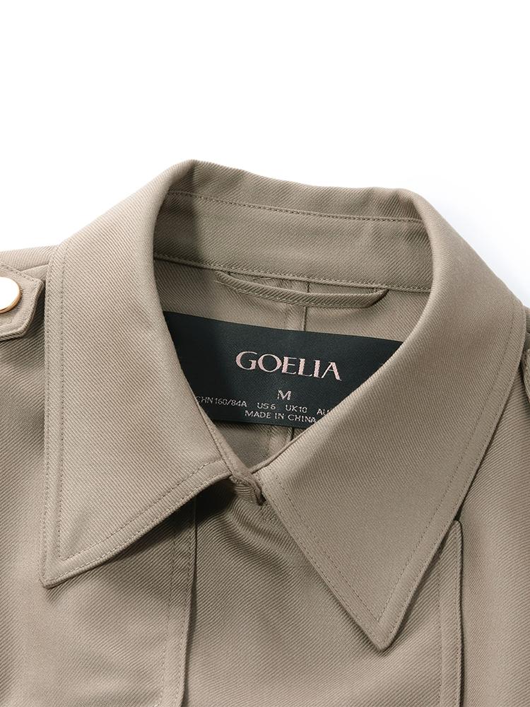Valmere™ | Woolen Trench Coat With Belt