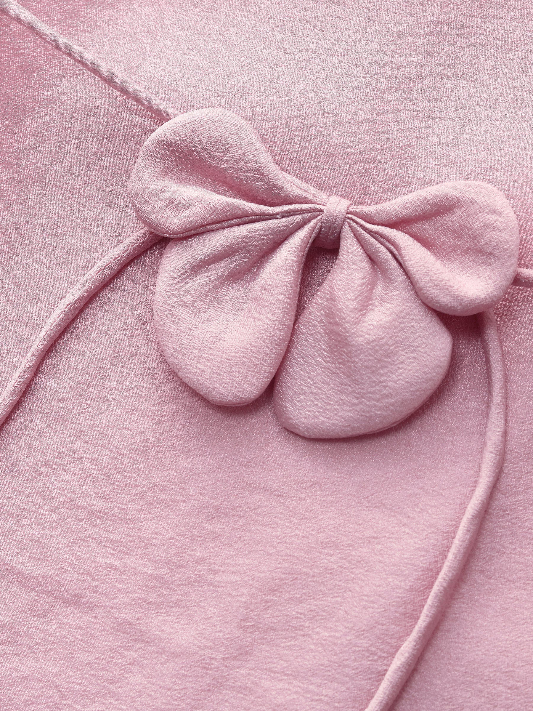Valmere™ | Midi Dress With Hairband & Bowknot Choker