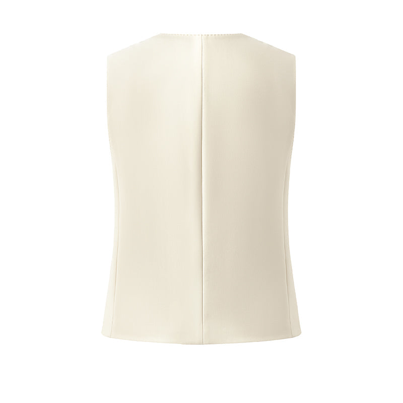 Valmere™ | Worsted Wool Single-Breasted Vest