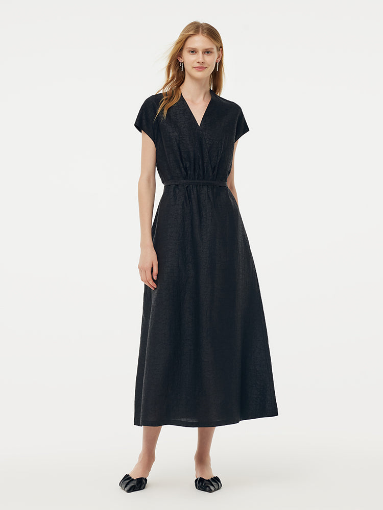 Valmere™ | Adjustable Waist Midi Dress