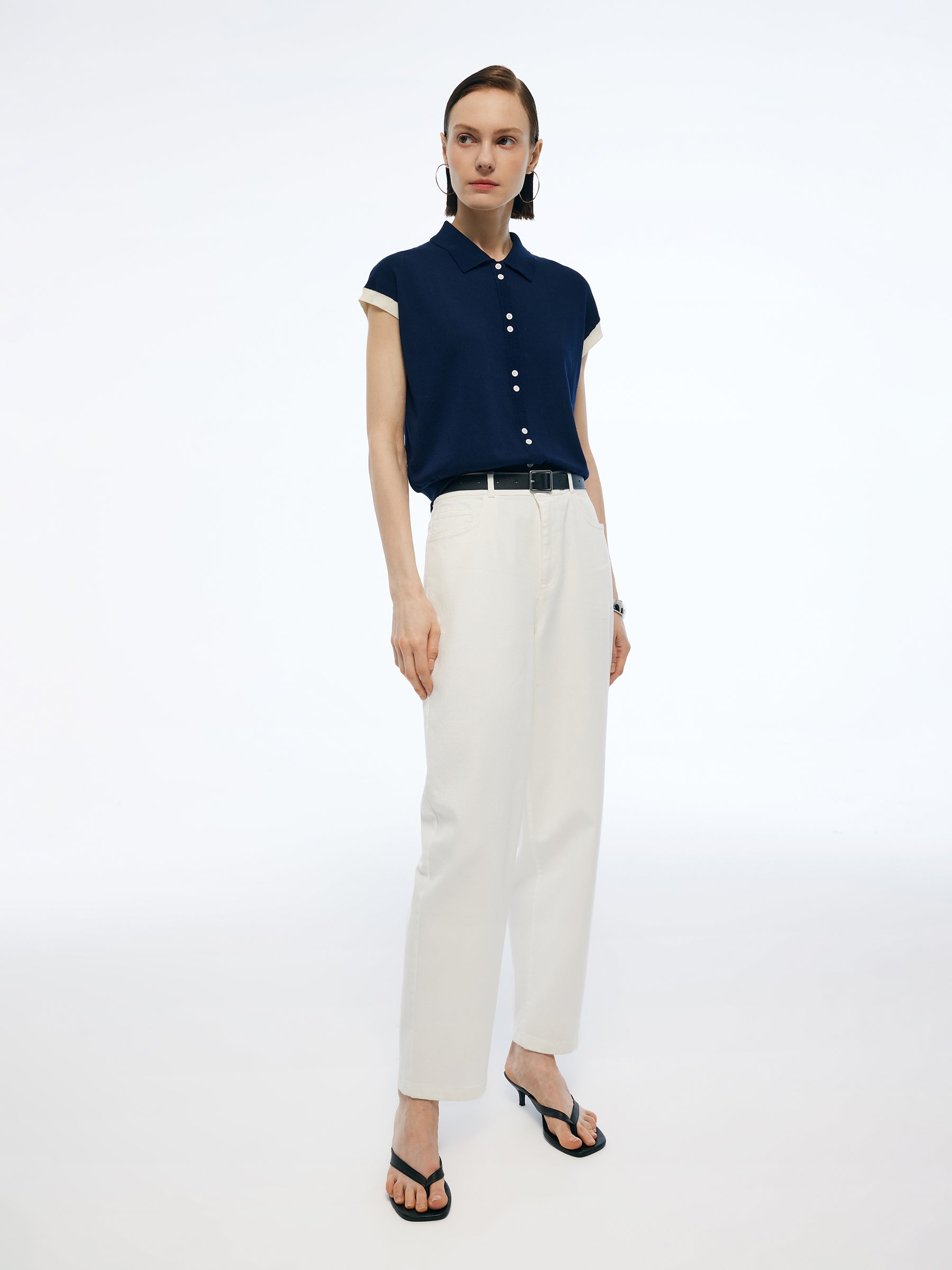 Valmere™ | Denim Stretch Jeans With Belt