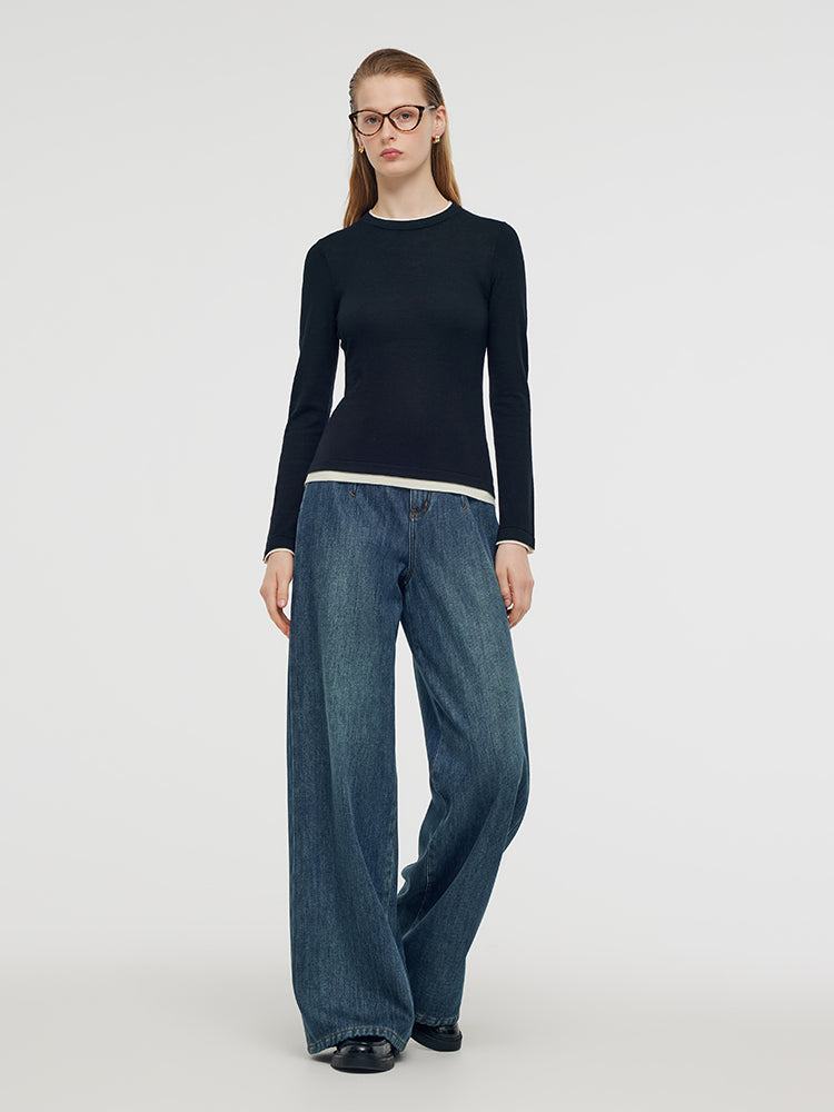 Valmere™ | Machine Washable Wool Knit Top
