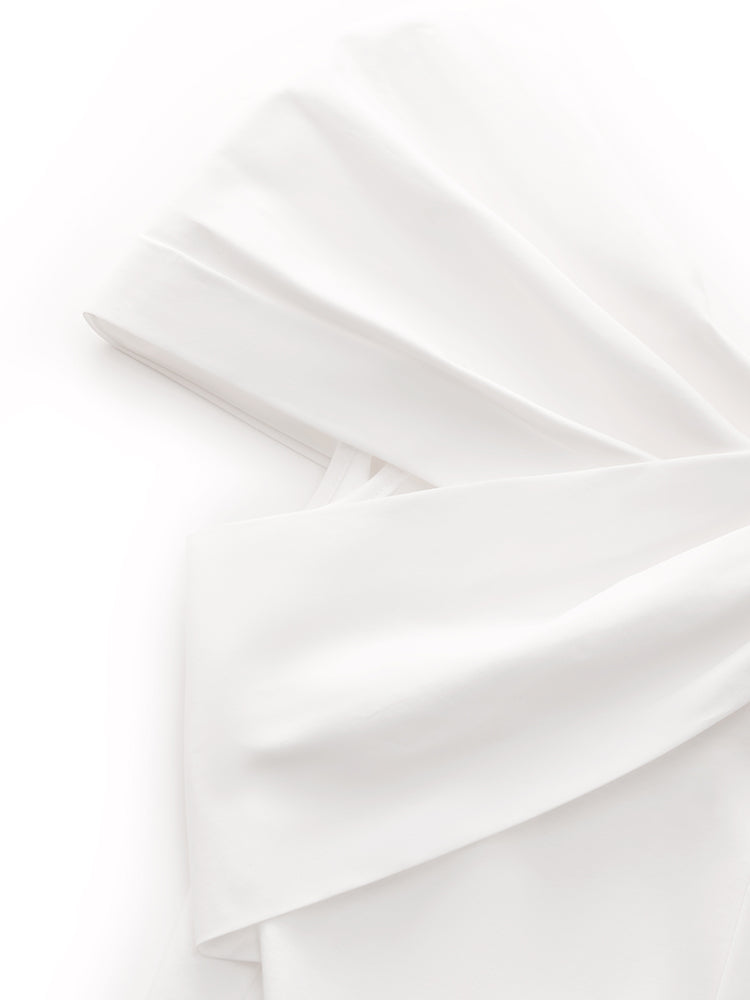 Valmere™ | 100% Cotton Stretch Bow Top