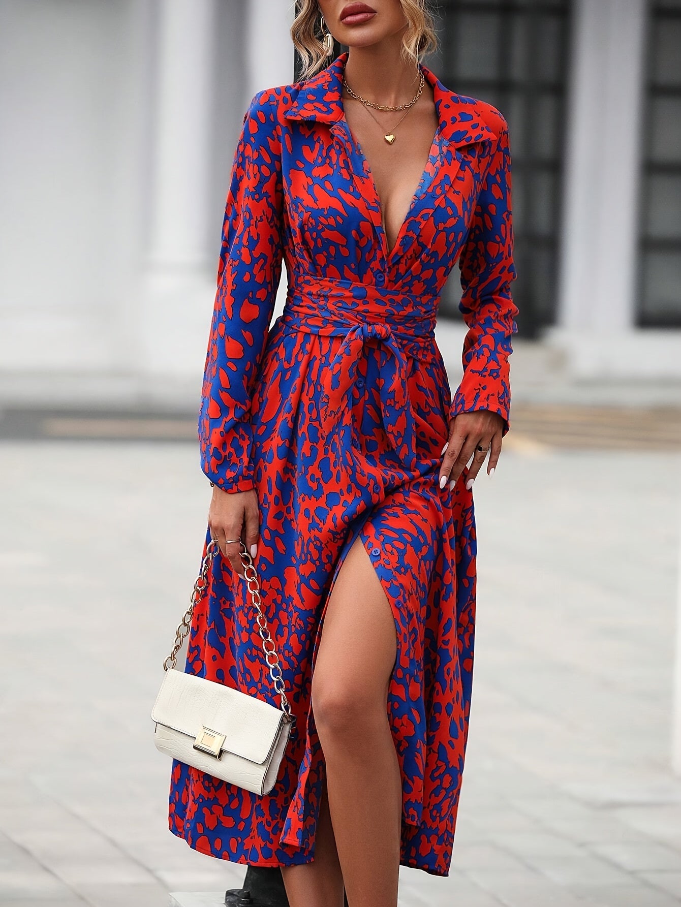 Valmere™ | Valentina Elegant Shirt Dress