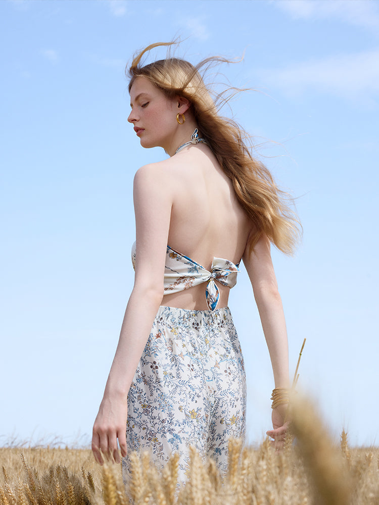 Valmere™ | 90 Square Printed 14 Momme Mulberry Silk Scarf