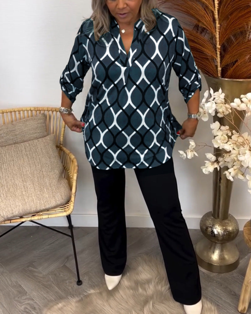 Valmere™ | Aria Blouse with Graphic Print