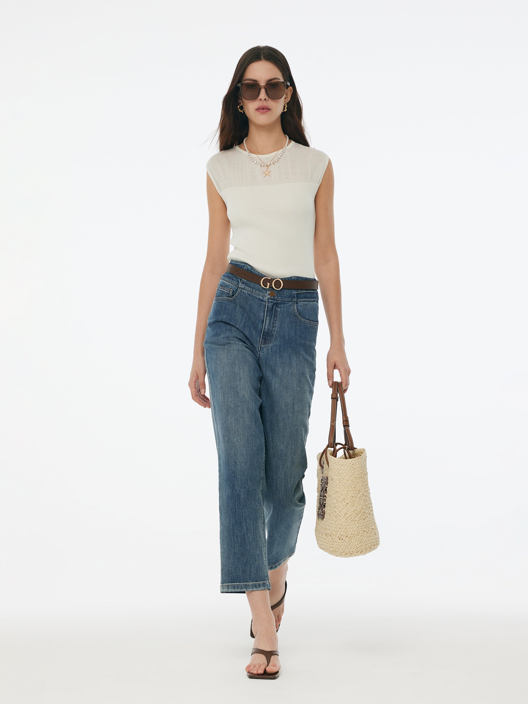 Denim Women Ankle Length Tapered Jeans