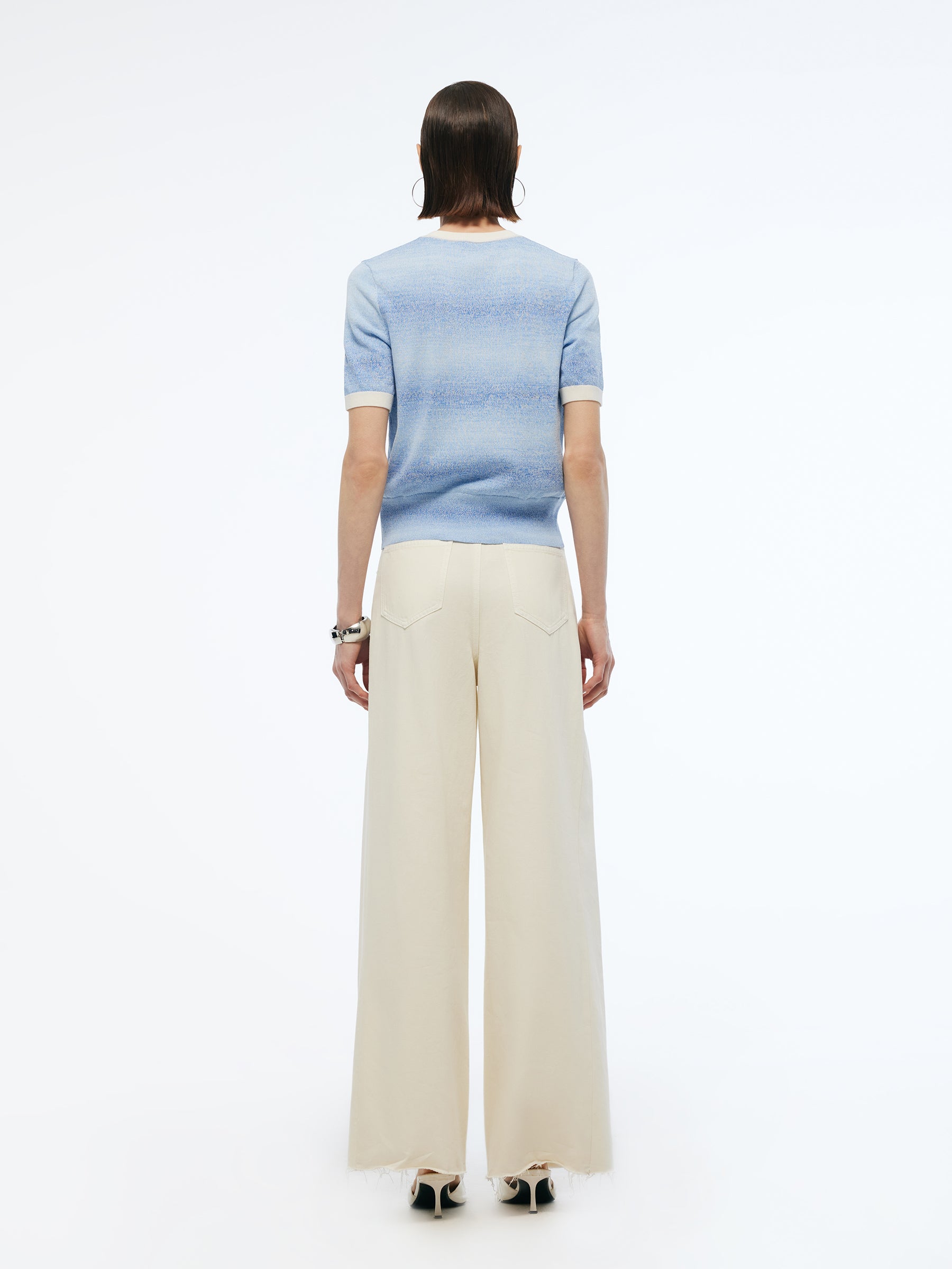 Valmere™ | Women Cardigan Blue & White
