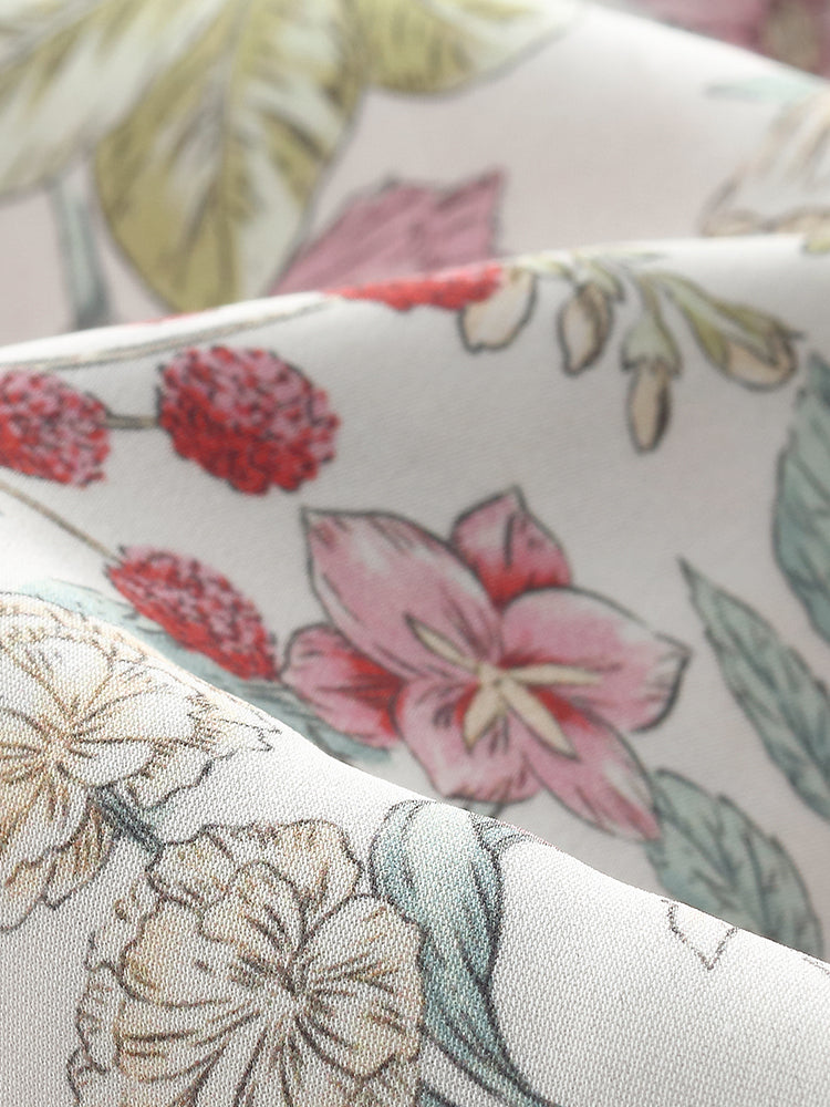 Valmere™ | Silk Floral Print Maxi Dress