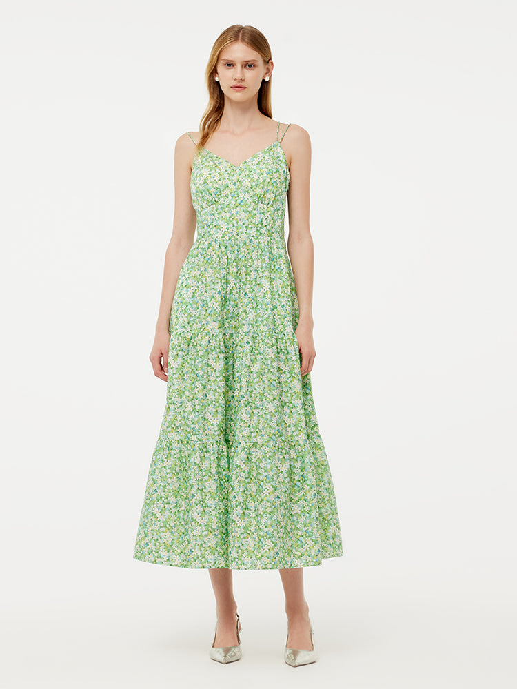 Valmere™ | Cotton Floral Print Maxi Dress