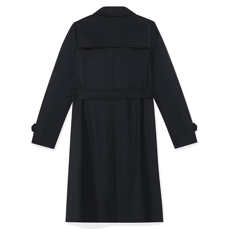 Valmere™ | Woolen Trench Coat With Belt