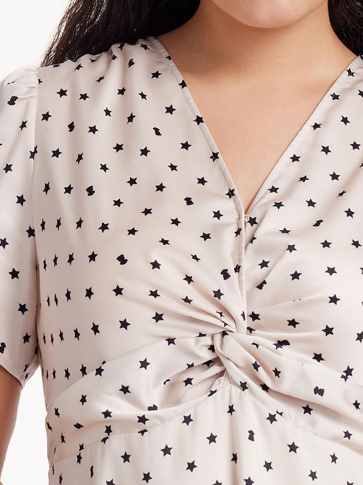 Valmere™ |  Polka Dot Midi Dress