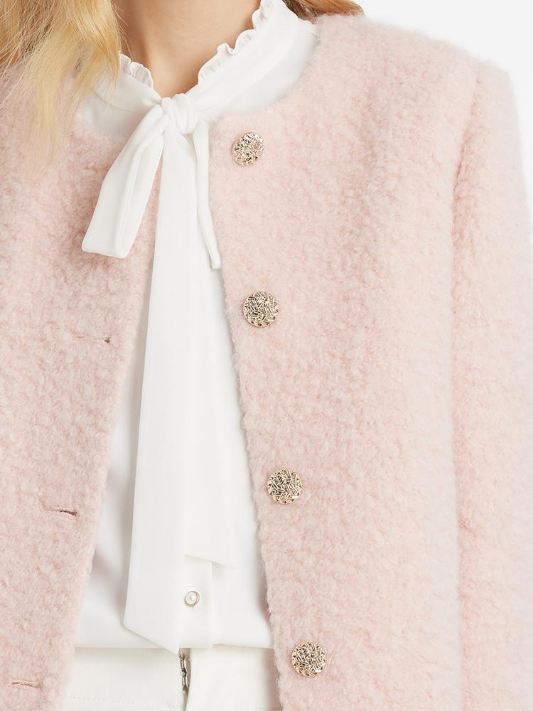 Valmere™ | Wool-Blend Crop Jacket