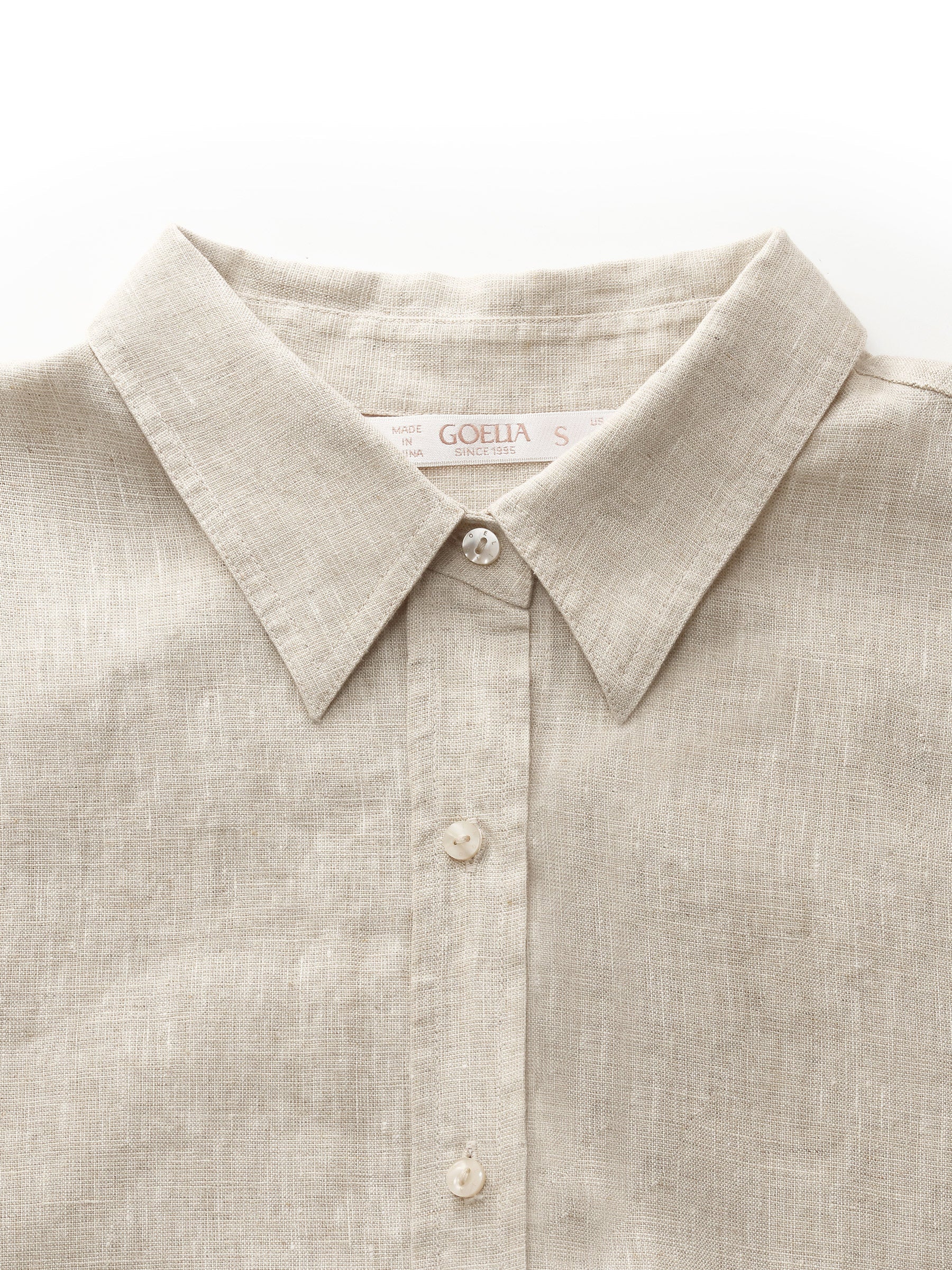 Valmere™ | 100% Linen Oversized Shirt