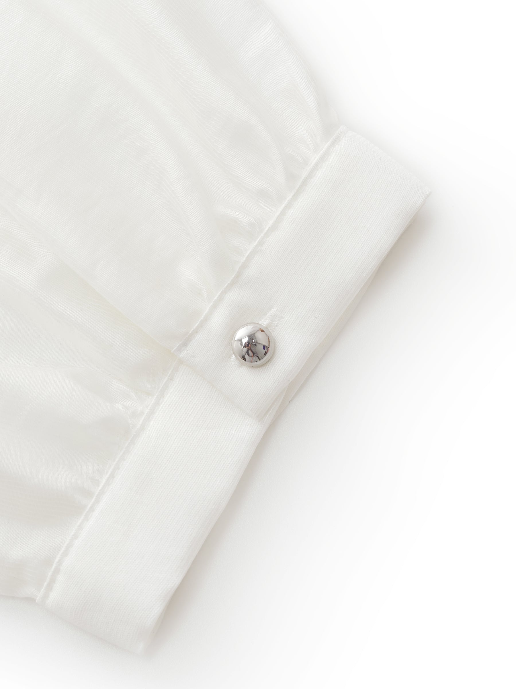 Valmere™ | Tencel Blend Ruffle V-Neck Shirt