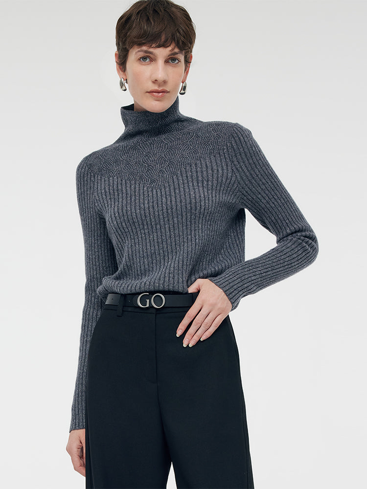Valmere™ | GO Letter Middle Size Women Leather Belt