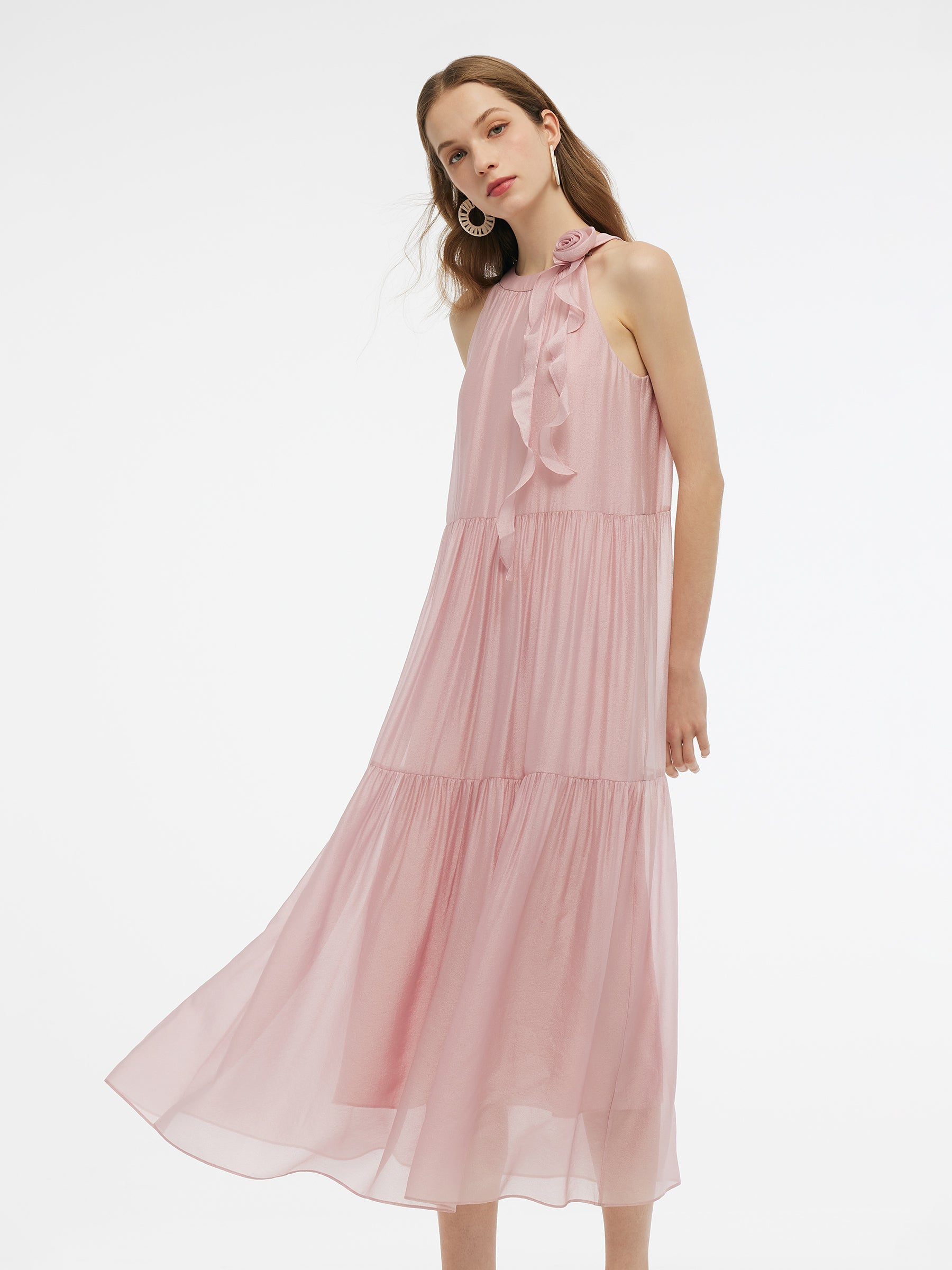 Valmere™ | Women Halter Maxi Dress