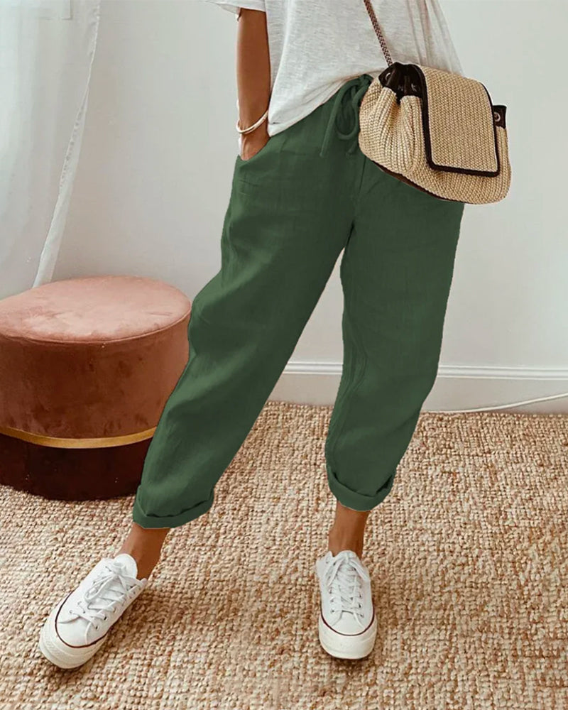 Valmere™ | Carla Elegant Cotton Pants