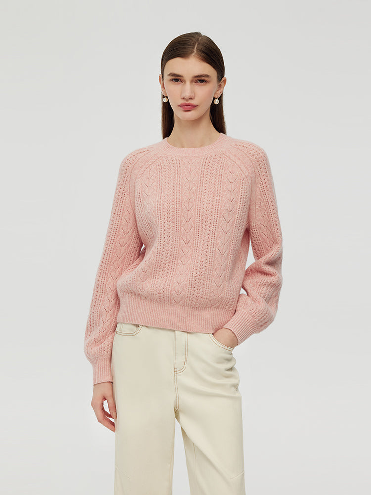 Valmere™ | Wool Blend Cable Knit Sweater