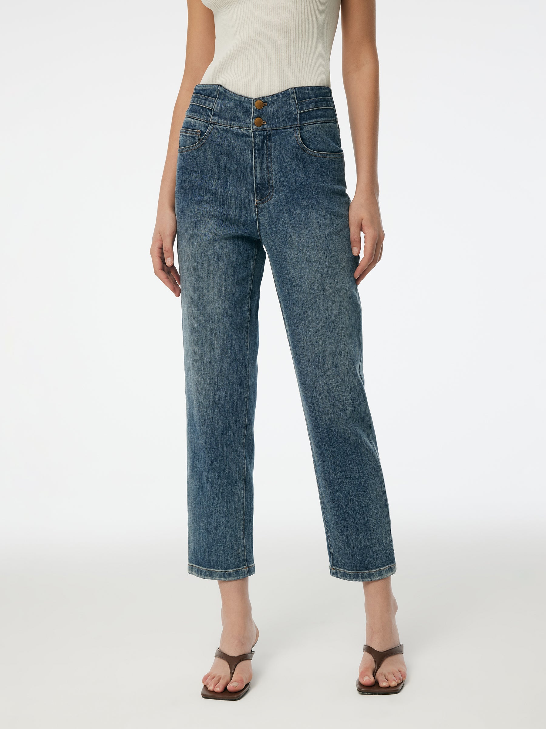Denim Women Ankle Length Tapered Jeans