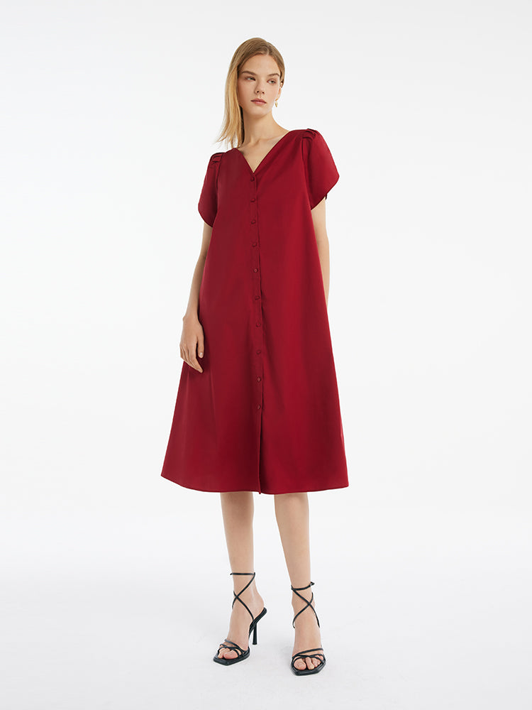Valmere™ | Midi Dress With Belt